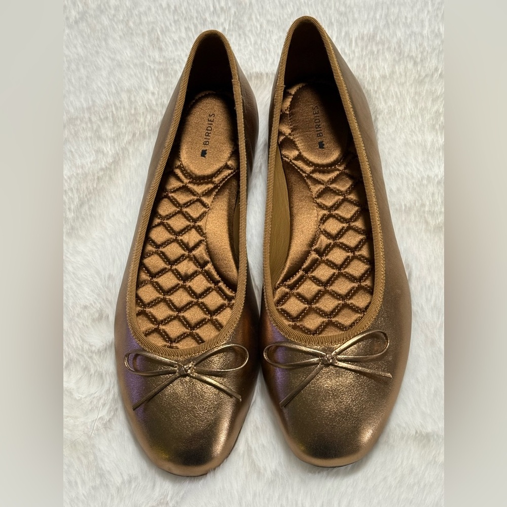 Birdies Vintage Gold (bronze) Ballet Flats 9 1/2